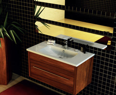 Keramik Waschtisch Waschbecken Einbau Waschbecken Wasch Tisch weiß  82x43