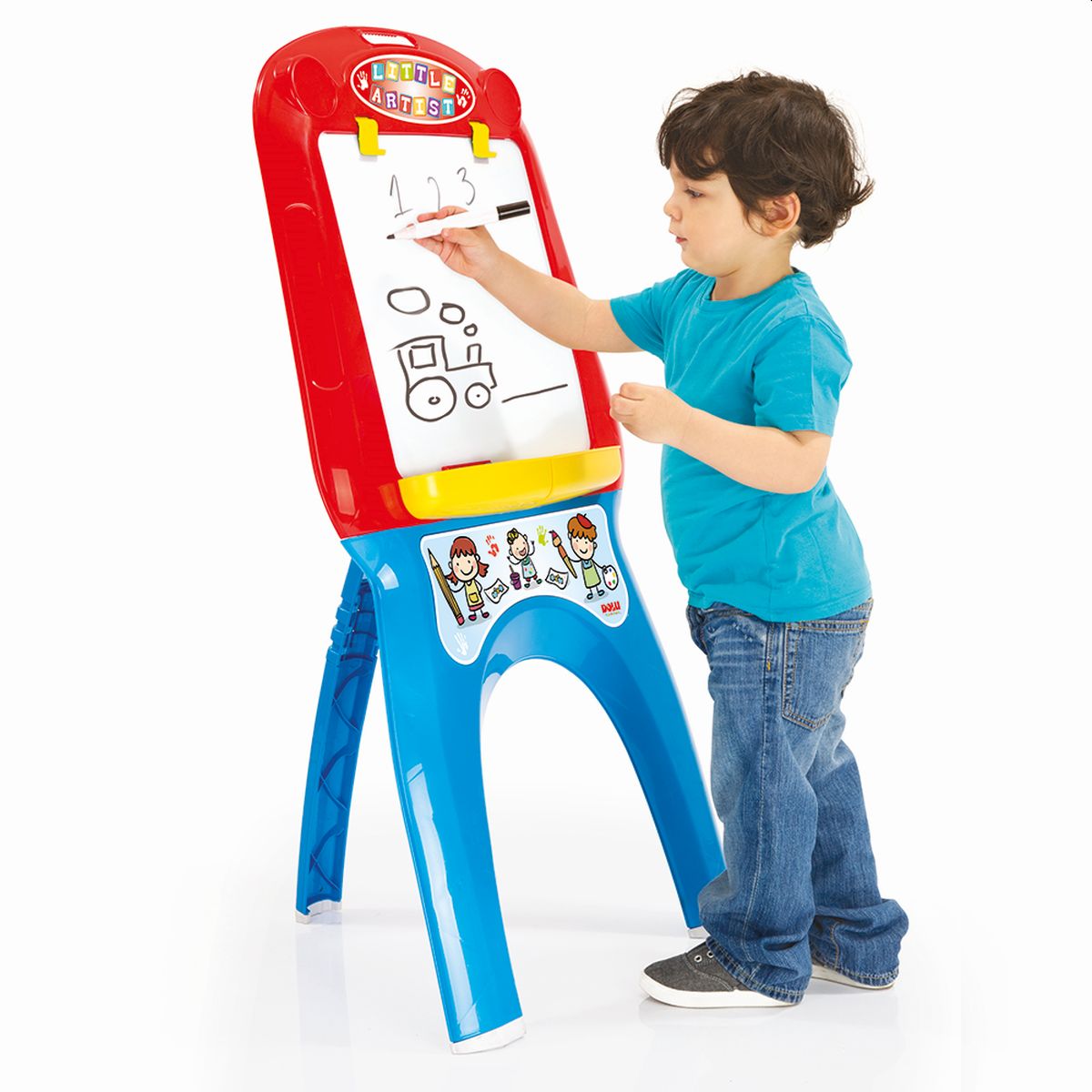 Jumbo-Kinder Tafel Whiteboard Board Standtafel und 2 Aufhängeclips mit 13pcs