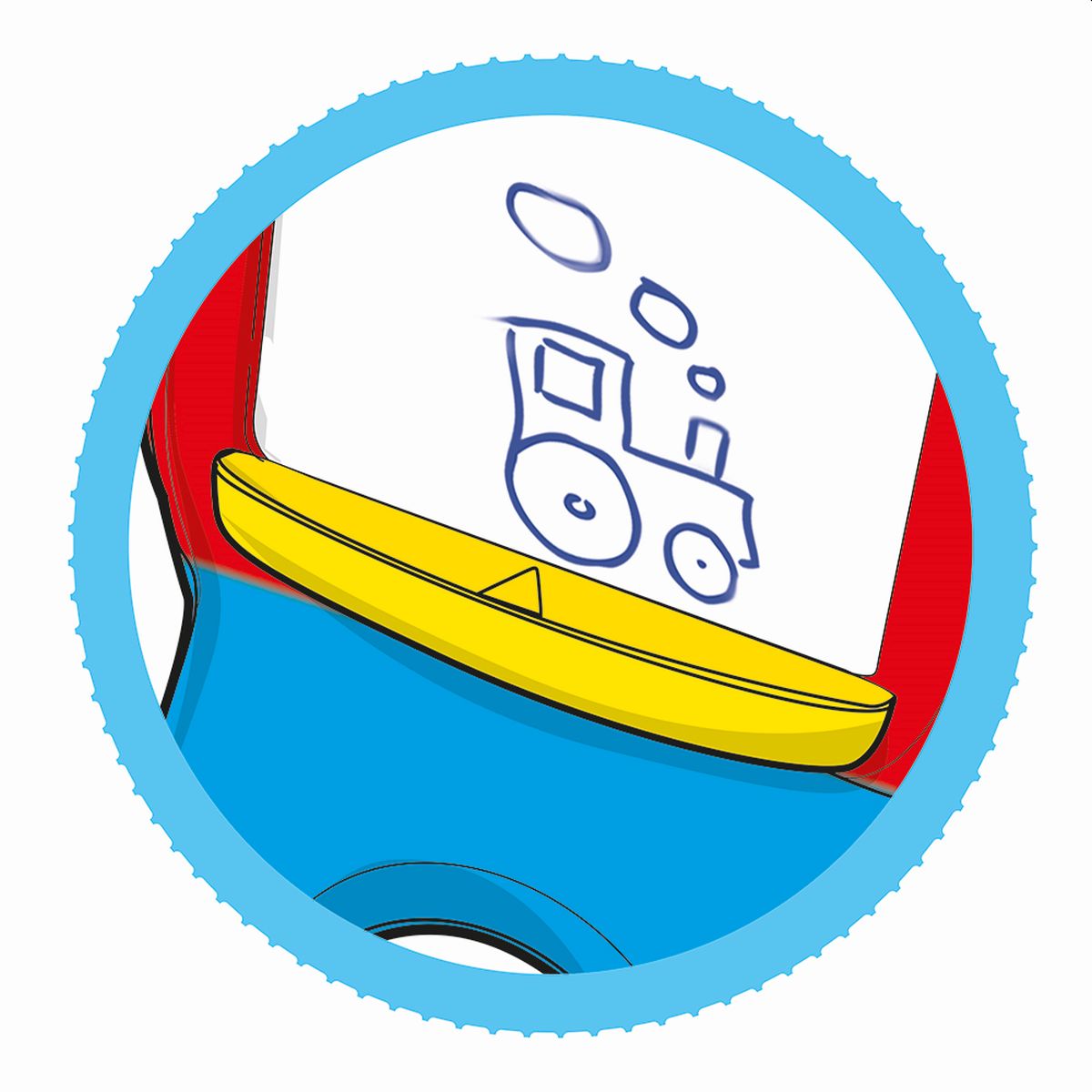 Jumbo-Kinder Tafel Whiteboard Board Standtafel und 2 Aufhängeclips mit 13pcs