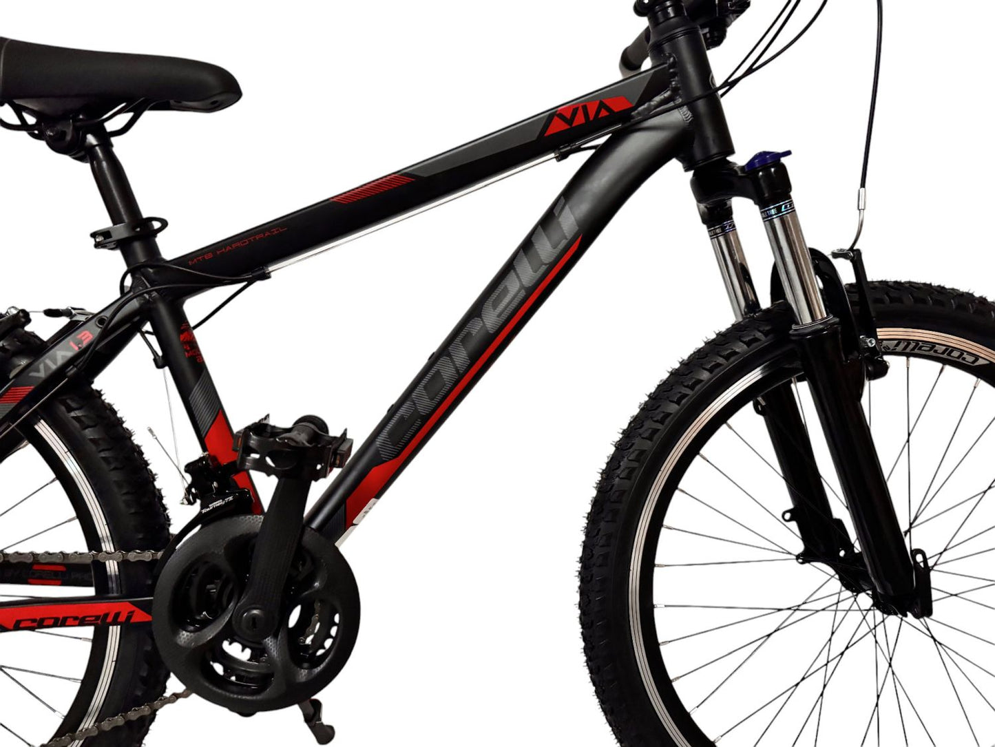 24 Zoll Mountainbike Fahrrad Alu Rad 24" MTB Federung 21Gang Hardtail