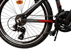 24 Zoll Mountainbike Fahrrad Alu Rad 24" MTB Bike Gabelfederung 21-Gang Hardtail