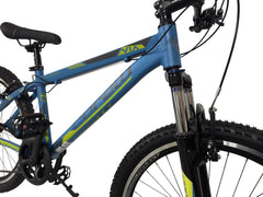 24 Zoll Mountainbike Fahrrad Alu Rad 24" MTB Bike Gabelfederung 21-Gang Hardtail