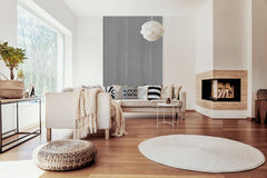 Akustikpaneele Holz 3D 2x Akustik Wandpaneel 240x60cm Wandverkleidung Silver Oak