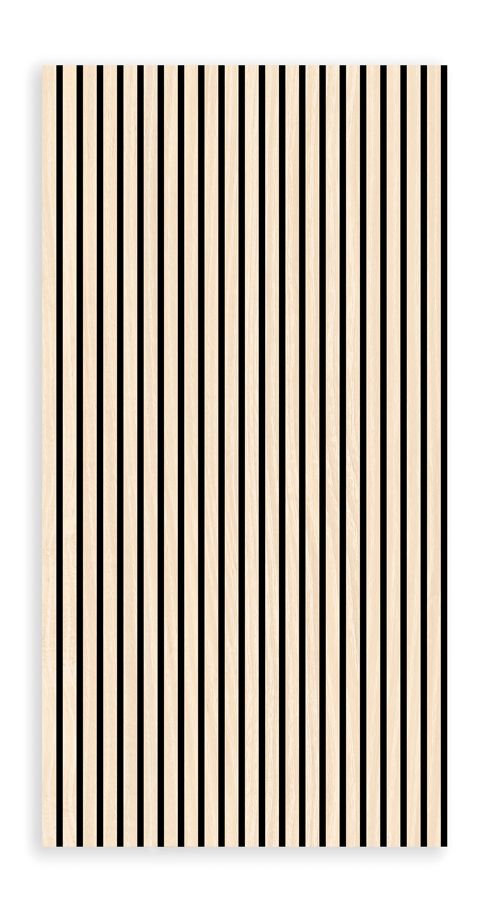 Akustikpaneele Holz 3D 2x Akustik Wandpaneel 240x60cm Wandverkleidung Nat Oak