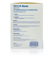 80 Stück Einzelverpackte FFP2 Masken Atemschutzmaske Dr. Family