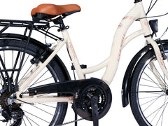 24" Zoll Alu City Bike Mädchen Fahrrad Kinderfahrrad Shimano 21 Gang Rh 38cm