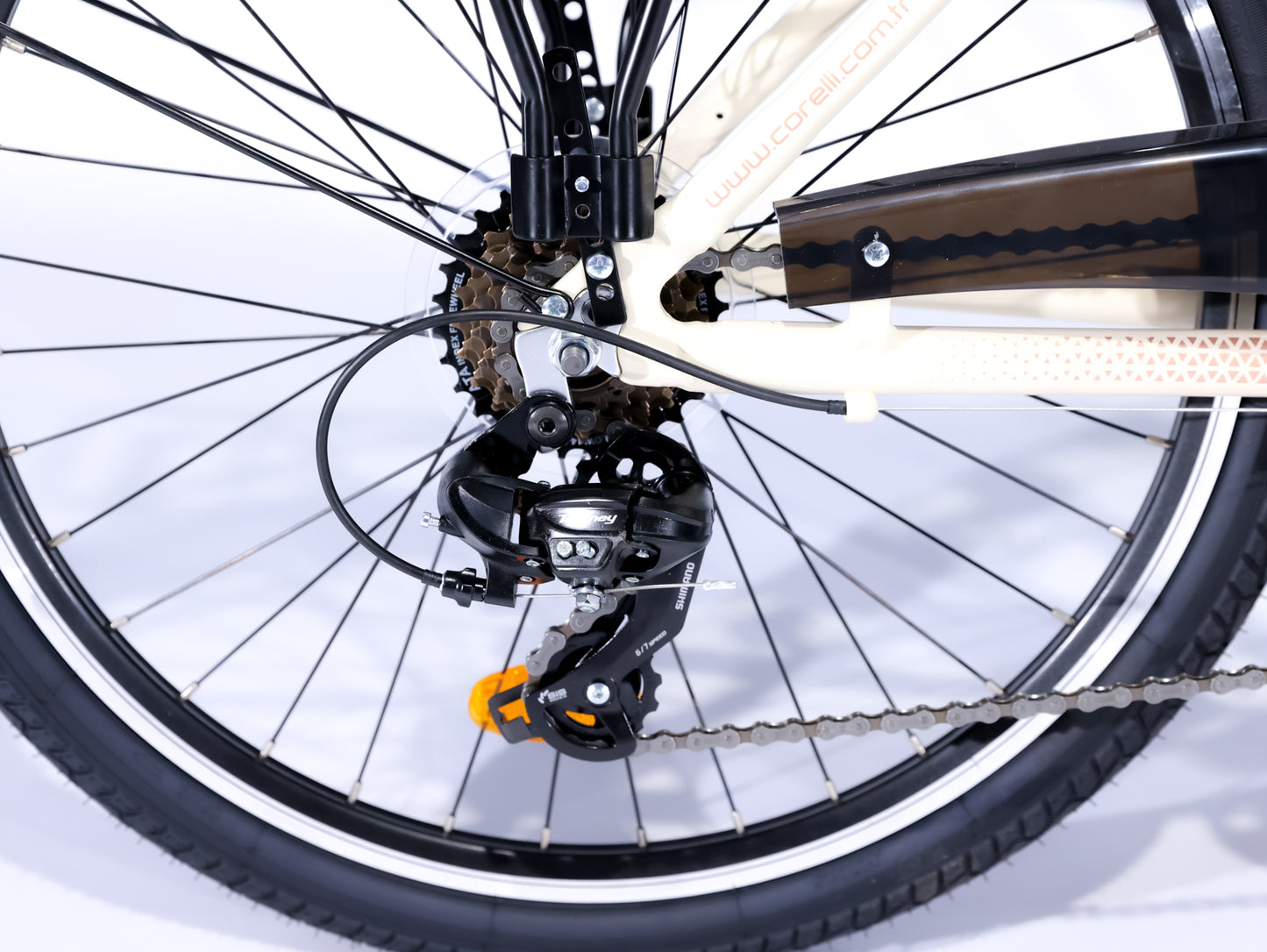 26" Zoll Alu City Bike Mädchen Fahrrad Aluminium Shimano 21 Gang RH44