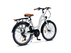 26" Zoll Alu City Bike Mädchen Fahrrad Aluminium Shimano 21 Gang RH 13-14"