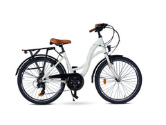 26" Zoll Alu City Bike Mädchen Fahrrad Aluminium Shimano 21 Gang RH 13-14"