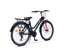 24 Zoll Alu Fahrrad Cityrad 24 Mädchen Fahrrad Rad 21G Rh 38 cm STVO