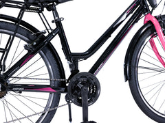 24 Zoll Alu Fahrrad Cityrad 24 Mädchen Fahrrad Rad 21G Rh 38 cm STVO