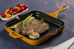 Gusseisen Grillpfanne Gusseisen Pfanne Grill Steak Induktion