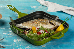 Gusseisen Grillpfanne Gusseisen Pfanne Grill Steak Induktion