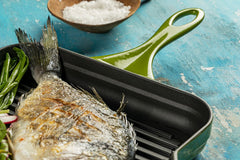 Gusseisen Grillpfanne Gusseisen Pfanne Grill Steak Induktion