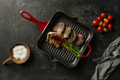 Gusseisen Grillpfanne Gusseisen Pfanne Grill Steak Induktion