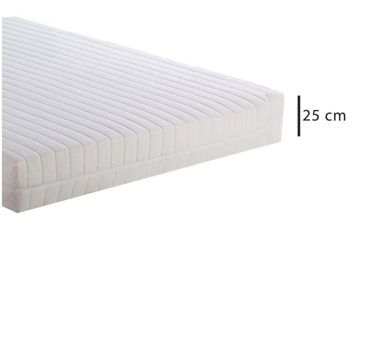 Taschenfederkernmatratze 140x200 H3 Ergonomische 7 Zonen Matratze Höhe 25cm