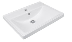 Keramik Waschtisch Waschbecken Einbau Waschtisch Wasch Tisch weiß 60x44,5x15