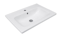 Keramik Waschtisch Waschbecken Einbau Waschbecken Wasch Tisch weiß 62x43