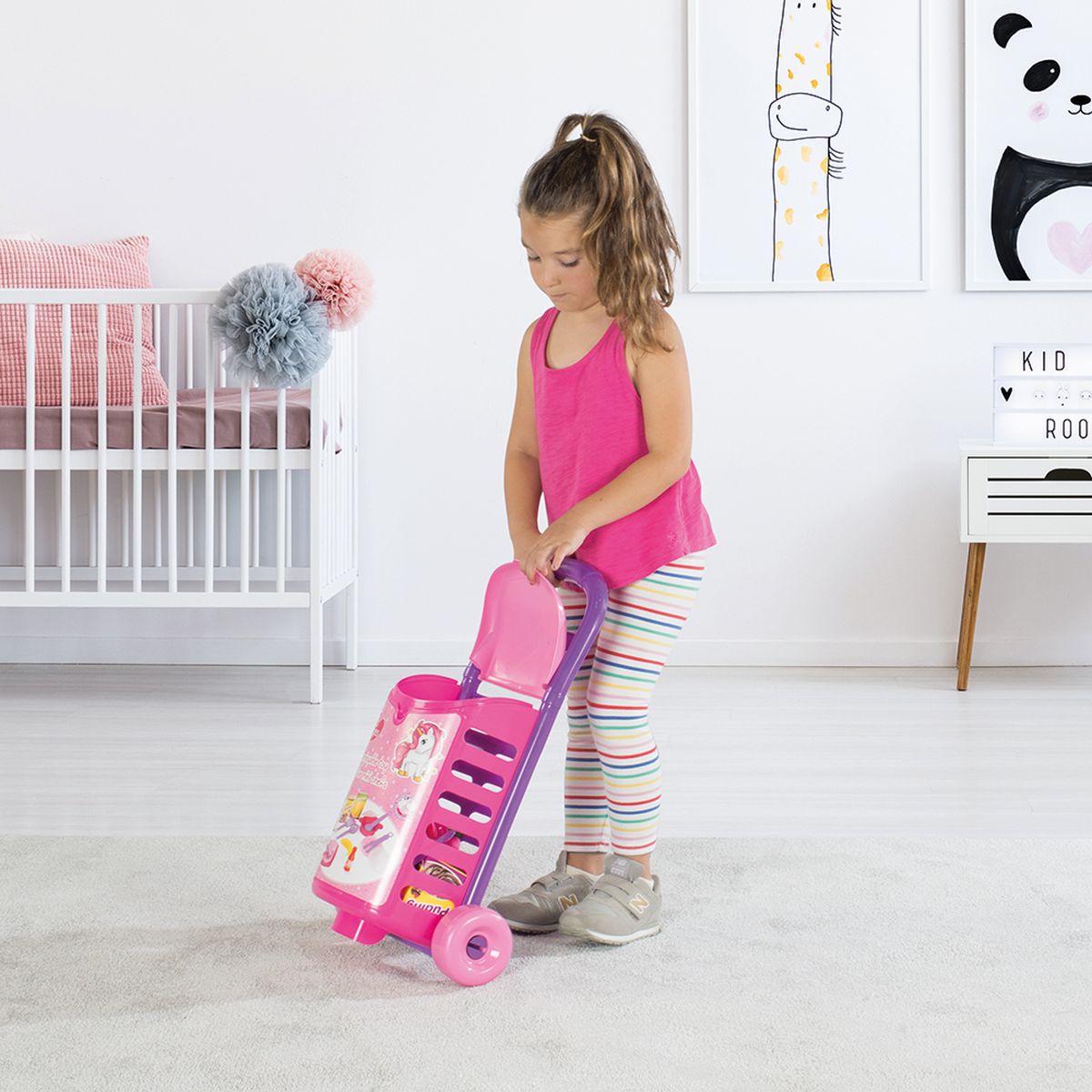 Unicorn Einhorn Trolley mit Küchen Set