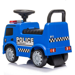 Mercedes-Benz Police Polizei Rutschauto LED Rutscher Kinderauto Hupe