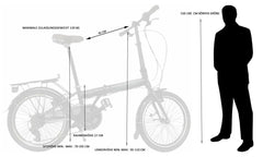 20 Zoll Alu Faltrad Klapprad Shimano 7Gang-Schaltung Quick-Fold-System Klappfahrrad