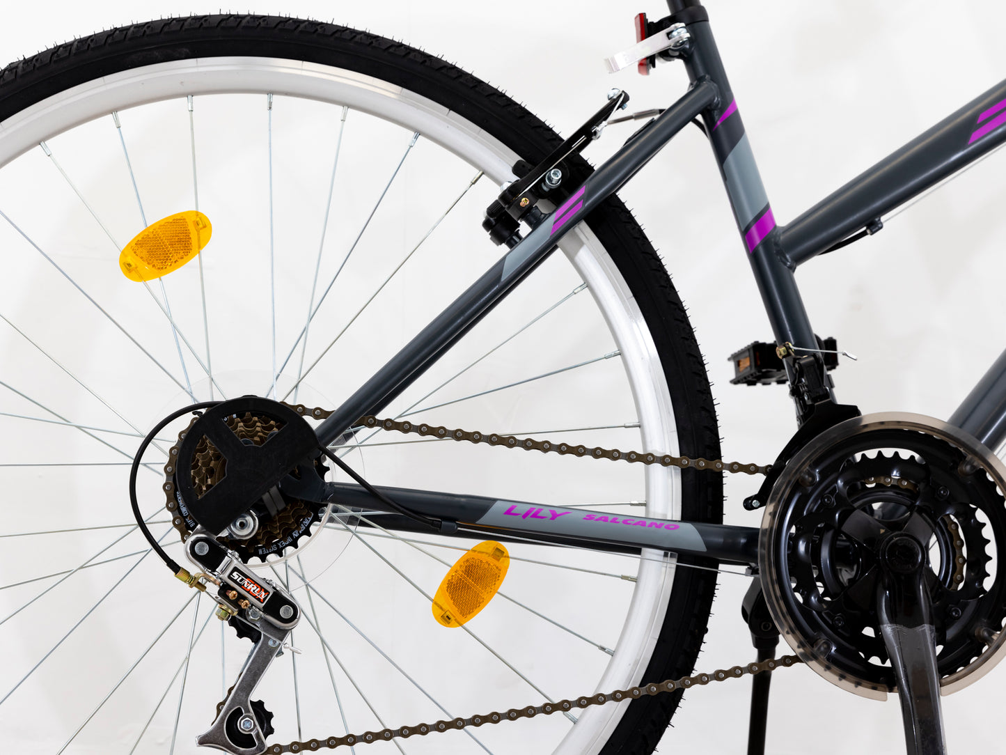 Salcano Trekkingrad Damen Rad Mtb 28 Zoll Fahrrad 21 Gang Mountainbike Hardtail