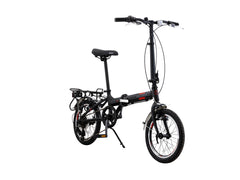 16" Aluminium Faltrad Klapp Fahrrad 16 Zoll Klapprad Foldrider Shimano 6 Gang 221