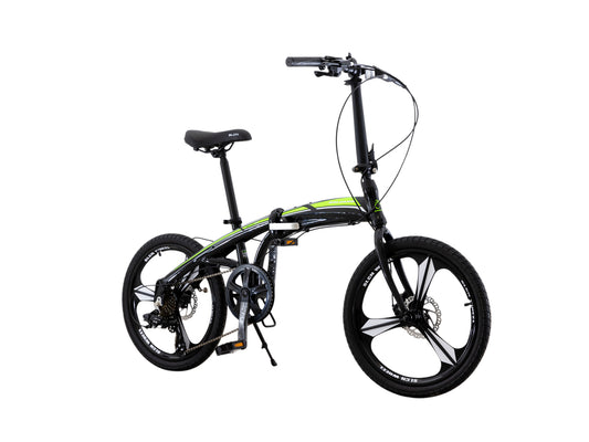 Faltrad Klapprad 20" Zoll Fahrrad MTB Alu Shimano 6Gang Scheibenbremse