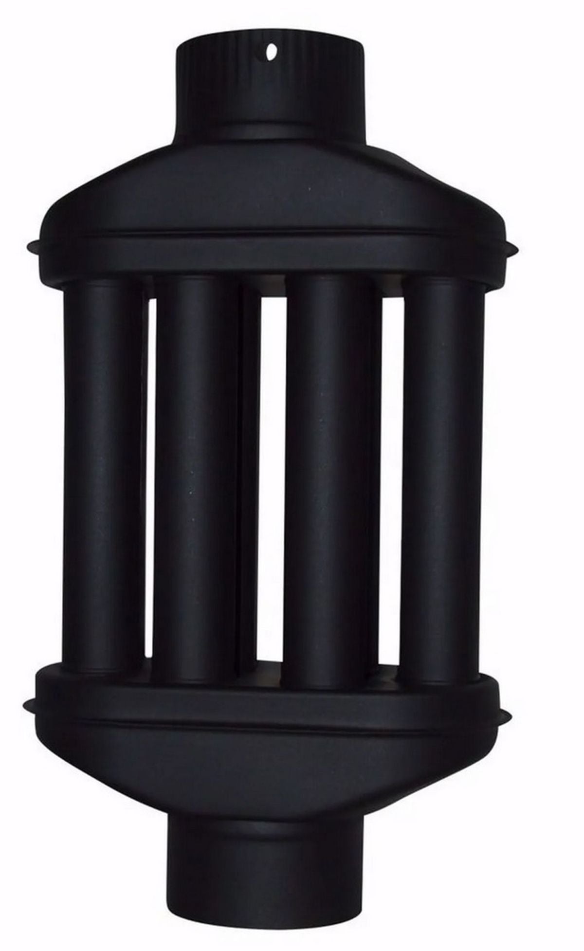 Abgaswärmetauscher 130mm Warmlufttauscher 6 Rohre Kaminrohr Rauchrohr Rauchgaskühler Abgasrohr Ofenrohr